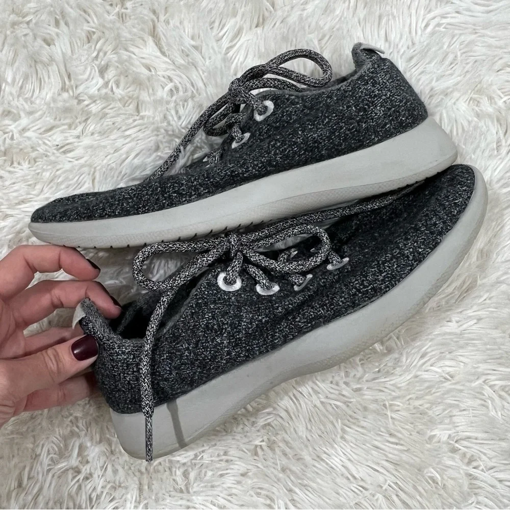 Allbirds Women's Wool Runners Tuke Jo Dark Gray Size 7